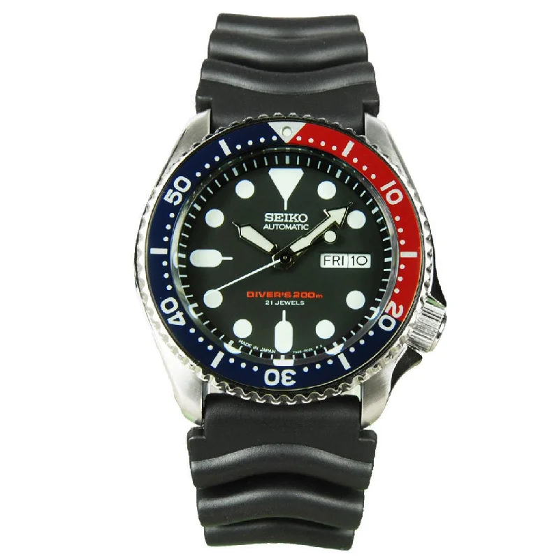 Seiko Diver's Black 200m Automatic Men's Watch SKX009J1