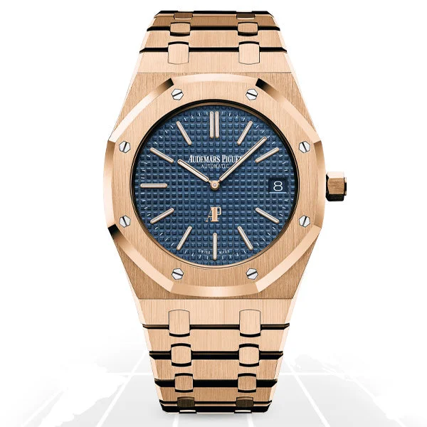 Audemars Piguet	Royal Oak "Jumbo" Extra-Thin	15202OR.OO.1240OR.01