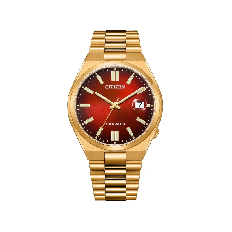 Citizen Homme Automatique Tsuyosa Rouge Doré