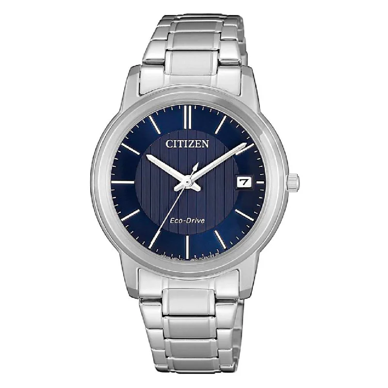 CITIZEN ECO-DRIVE LADIES WATCH BLUE DIAL - FE6011-81L